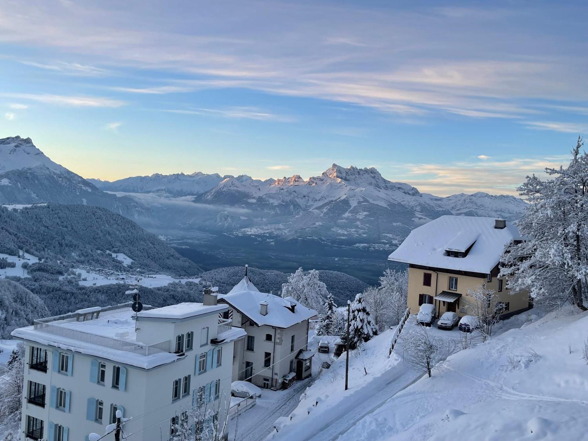 Charmant Appartement Au Vagabond Leysin Ngoại thất bức ảnh